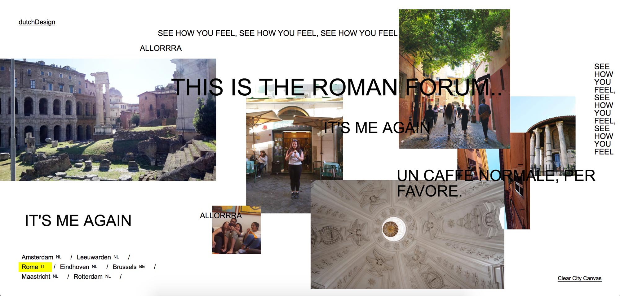 anecdotes page - rome screenshot